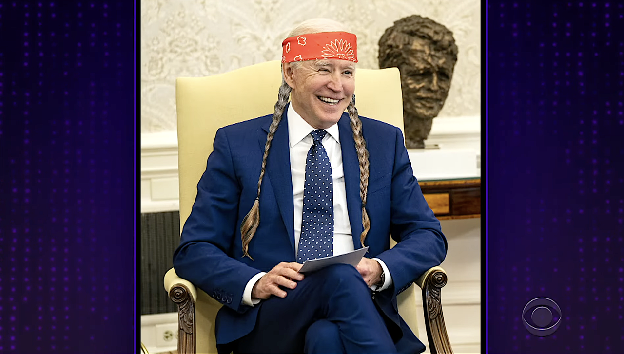 Biden as Willie Nelson