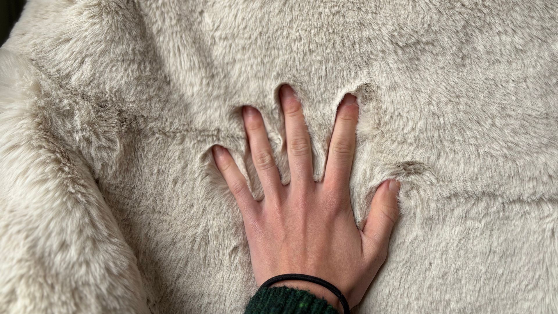 Testing The White Company Faux Fur Heated Throw