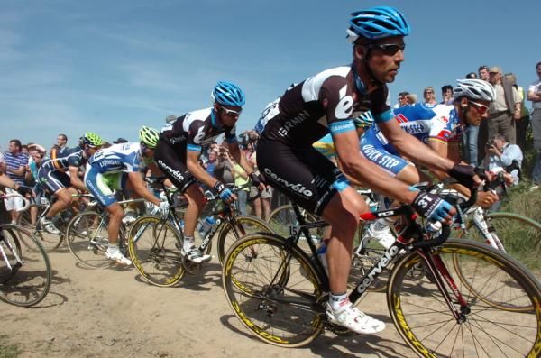 Gabriel Rasch during the 2011 Paris-Roubaix