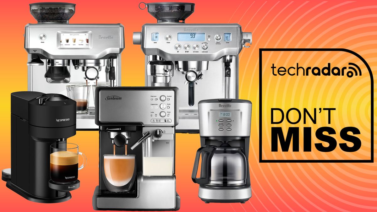 Breville, Nespresso and sunbeam coffee machine deal image