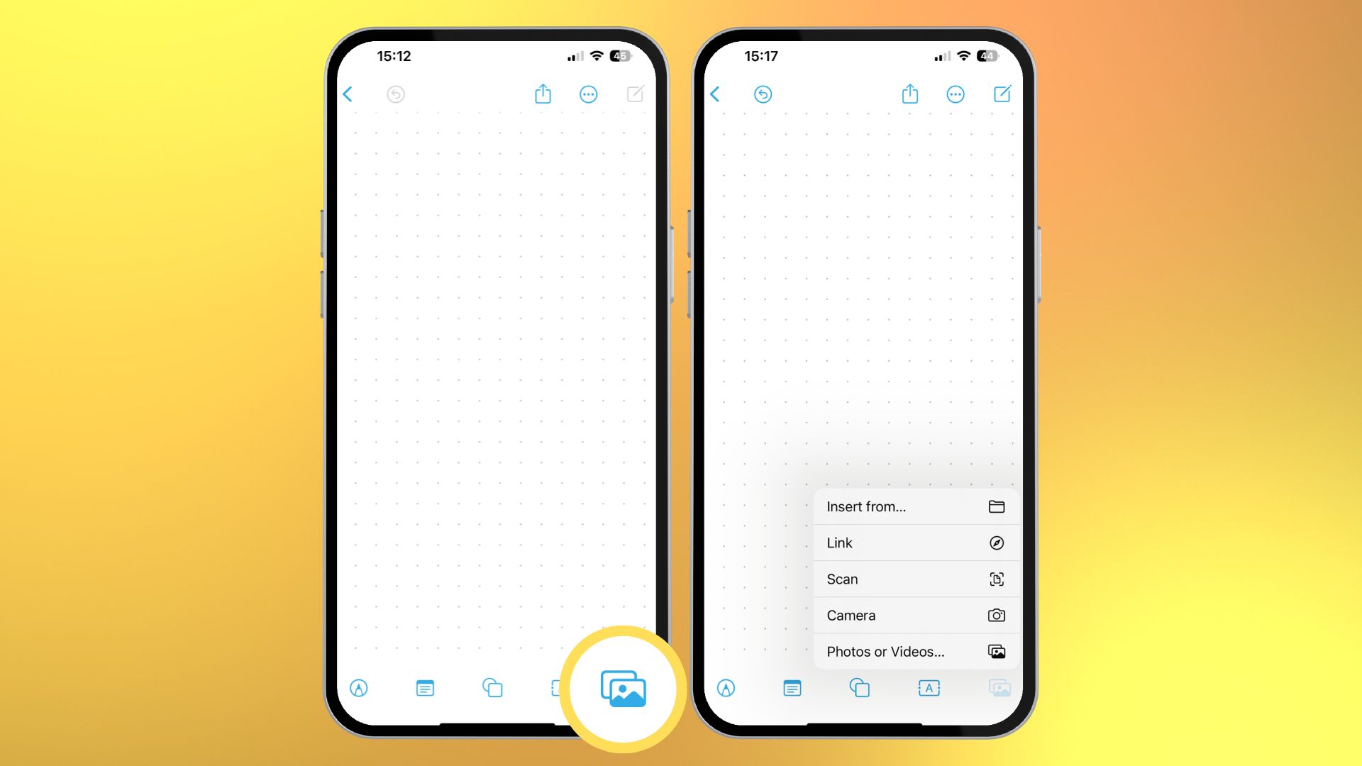 How to use freeform app on iOS