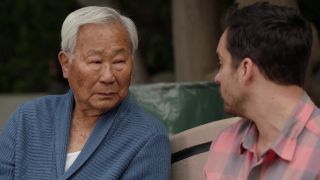 Jake Johnson and Ralph Ahn as Nick and Tran on New Girl