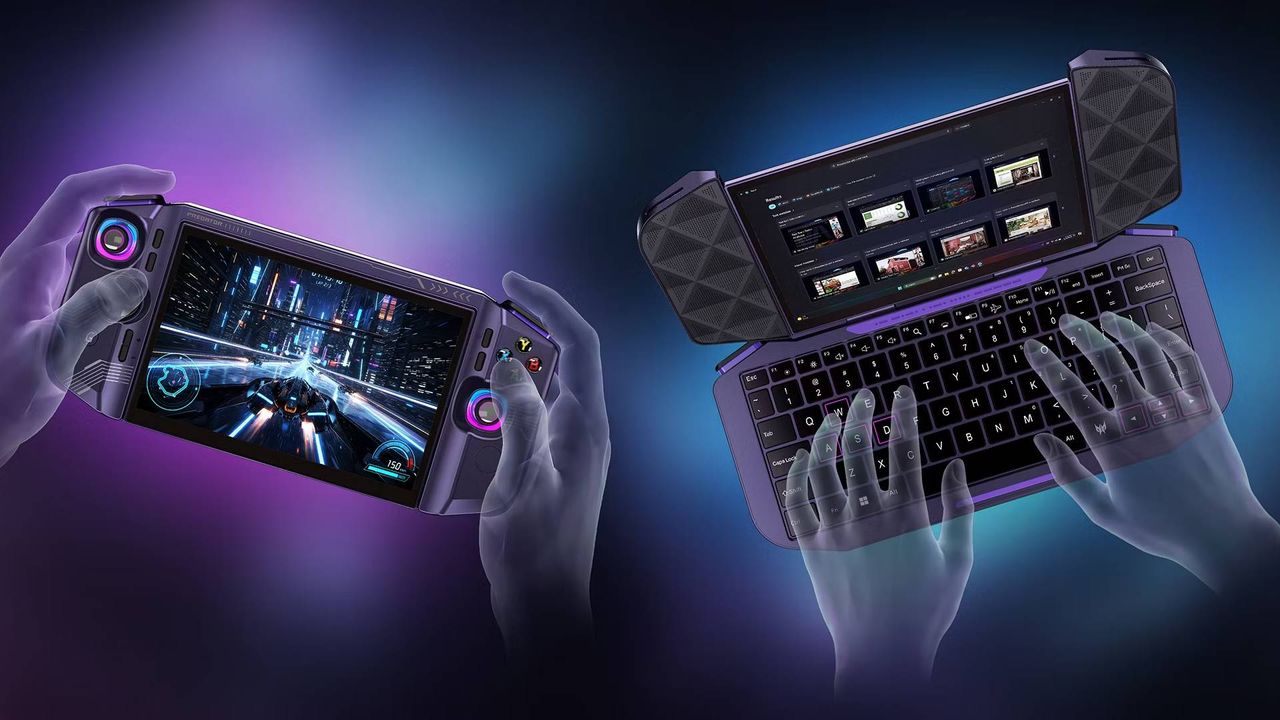 Acer's latest concepts asks, "do want your handheld to flip into a laptop," and my bad eyes say no