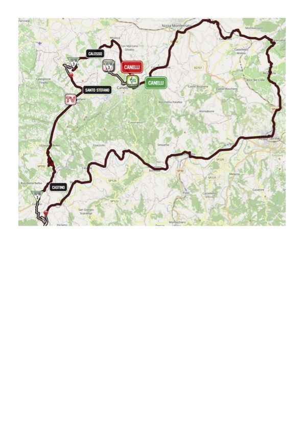 Giro d'Italia Donne 2023 Map