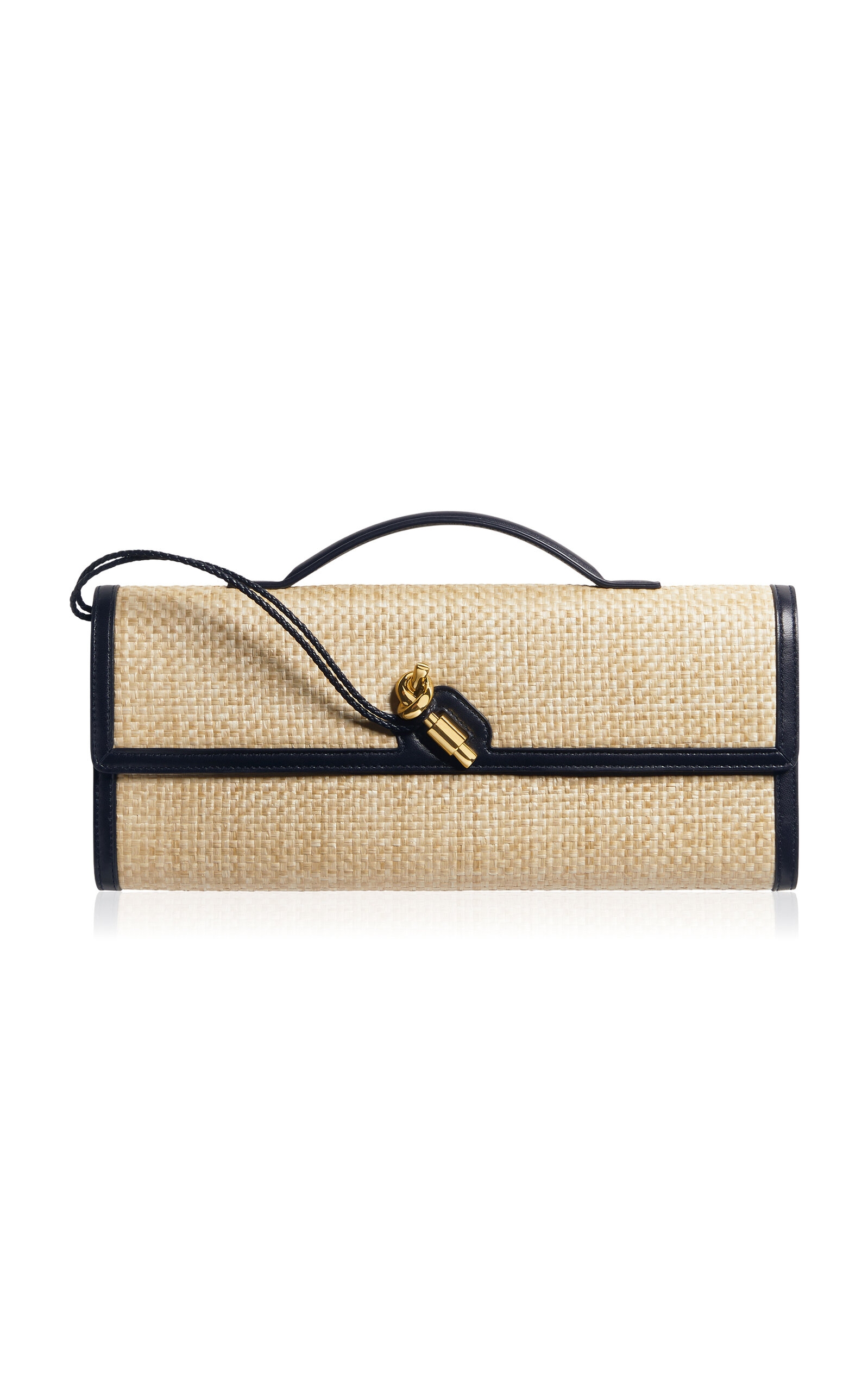 Andiamo Raffia Clutch