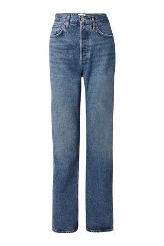 AGOLDE Kelly High-Rise Straight-Leg Jeans