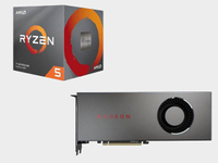 AMD Ryzen 5 3600X | Radeon RX 5700 | $559.88 at Newegg (save $40)
A decent deal if you're looking to get some current-gen components. The Ryzen 5 3600X is a six-core, 3.8 GHz (4.4 GHz max boost) CPU, and the RX 5700 is one of the best frame-per-dollar GPUs.