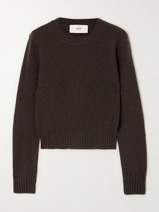 Embroidered Cashmere and Wool-Blend Sweater