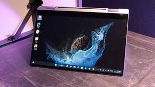 Samsung Galaxy Book2 360 in tablet mode