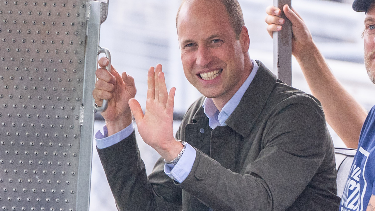 Prince William, Prince of Wales visits the Billion Oyster Project at Governors Island on September 18, 2023 in New York City