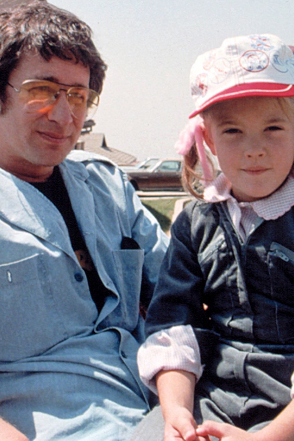 Drew Barrymore and Steven Spielberg