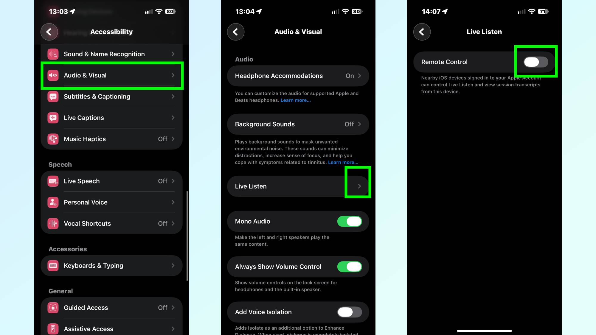 How to turn off live listen on your iPhone