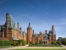 Fig 2: Minley Manor, Hampshire, rebuilt in the ‘French Loire château style’, after a fire in 1870, with high, steeply pitched roofs. ©Will Pryce for Country Life