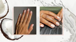 Coconut cream nails are the latest milky look to rival classic brights this summer