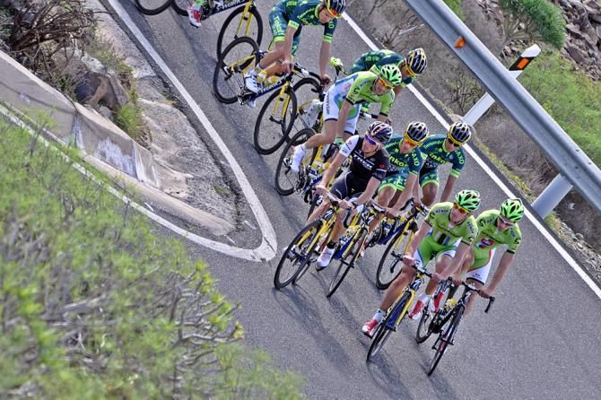 Tinkoff-Saxo trains in Gran Canaria