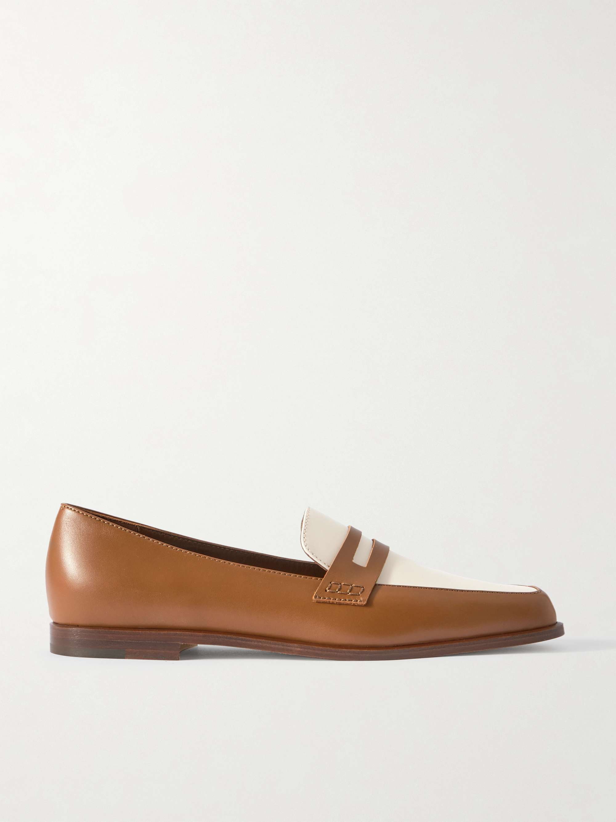 Polonoff Two-Tone Leather Loafers