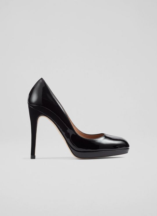 Sledge Black Patent Platform Courts