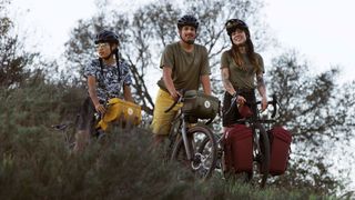 Cyclists with the Fjällräven/Specialized 'The Great Nearby' collection