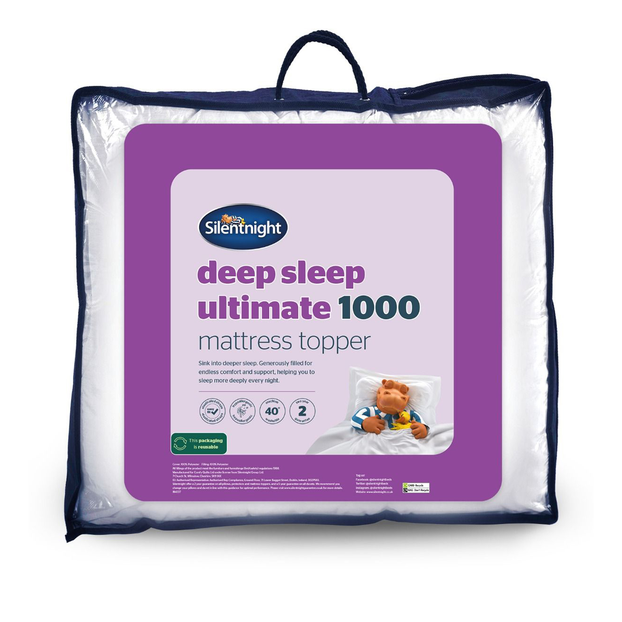 Silentnight Deep Sleep Ultimate 1000 Mattress Topper