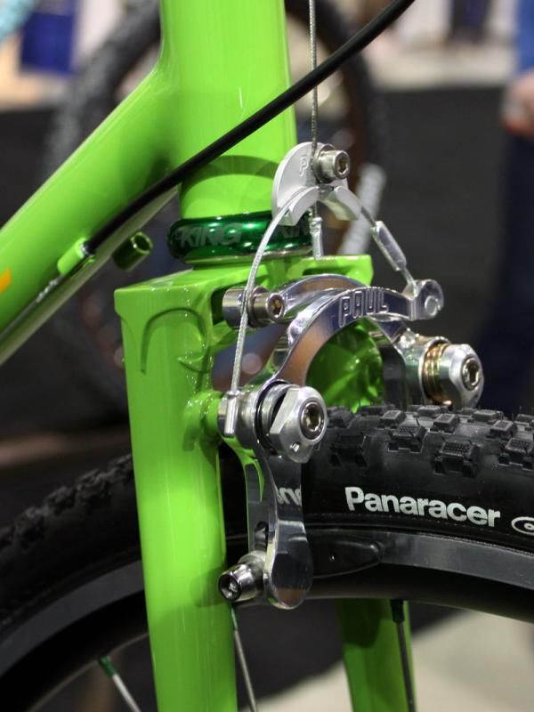 Paul's Mafac-style centerpull brakes were very popular at NAHBS.
