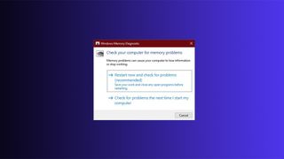 Kmode Exception Not Handled: Windows 10 memory diagnostic