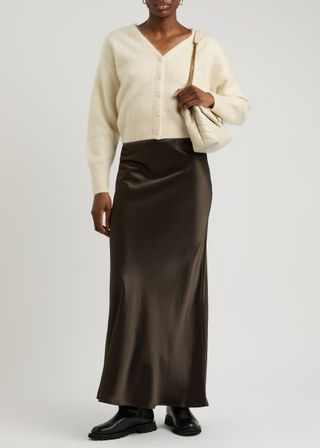 Eni Satin Maxi Skirt