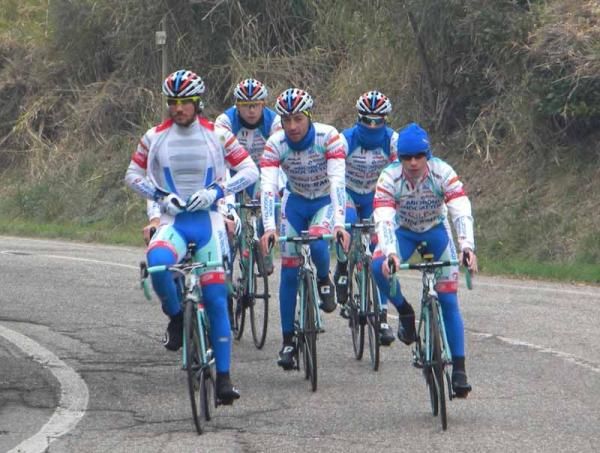 The team enjoy their riding in Cesenatico