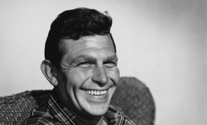 Actor Andy Griffith's popularity is declining after he appeared in an ad promoting Medicare. 