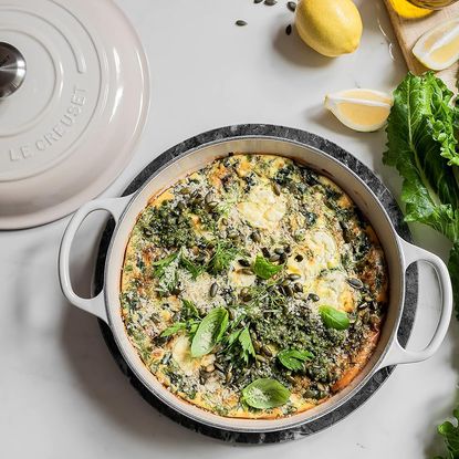 Le Creuset's shallow casserole dish