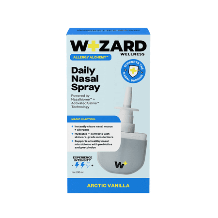 Wizard Wellness Daily Natural Nasal Spray, Arctic Vanilla Aroma, 272 Sprays