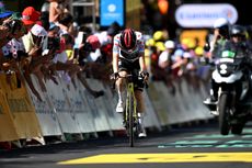 Jonas Vingegaard on stage 10 of the 2026 Tour de France