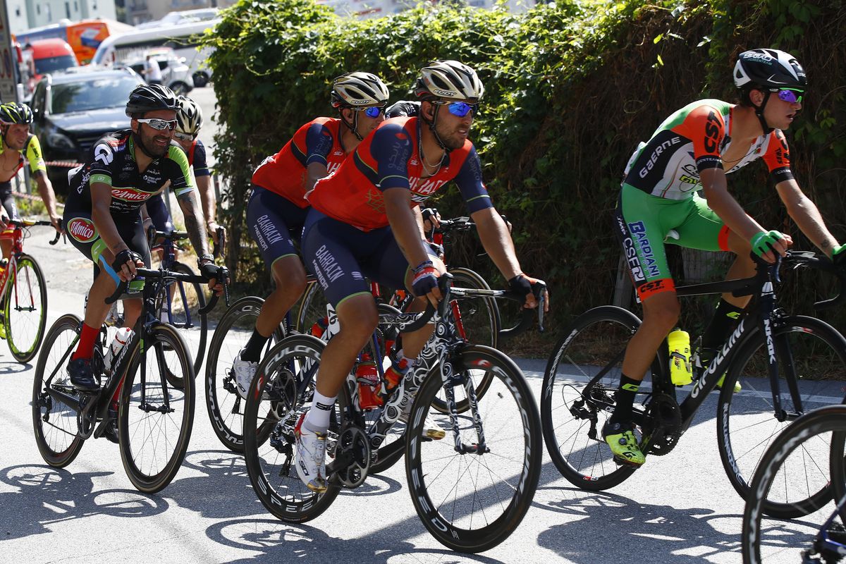 Sonny Colbrelli in the Italian national championship road race