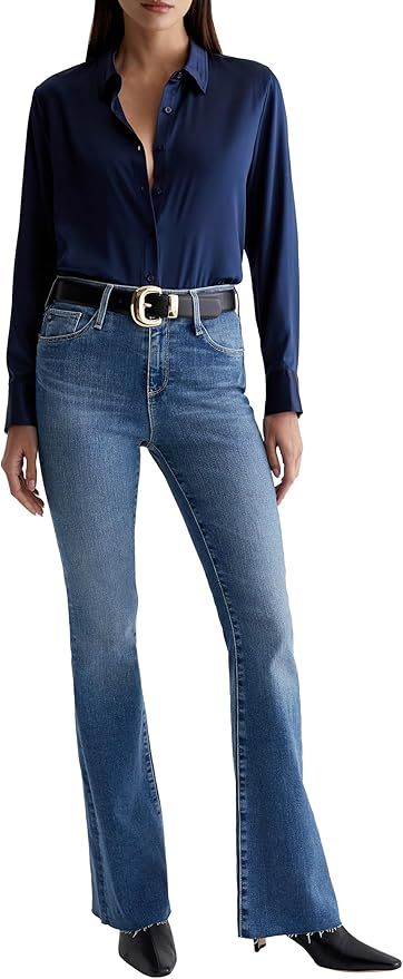 AG Adriano Goldschmied, Ag Jeans Women's Farrah Mid Rise Bootcut Jean, Montecito