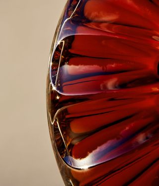 Detail view of the Remy Martin XO bottle, designed by Atelier Steaven Richard