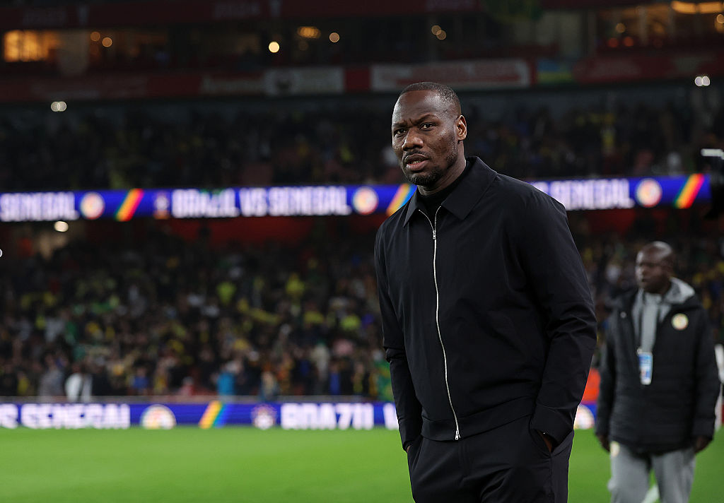 Pape Bouna Thiaw, Head Coach of Senegal, before the International Friendly match between Brazil and Senegal at Emirates Stadium on November 15, 2025 in London, England.