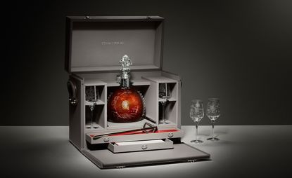 Cognac house Louis XIII has joined forces with Hermès, Saint Louis and Puiforcat on a limited-edition cognac travel trunk
