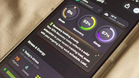 Bevel fitness app open on smartphone