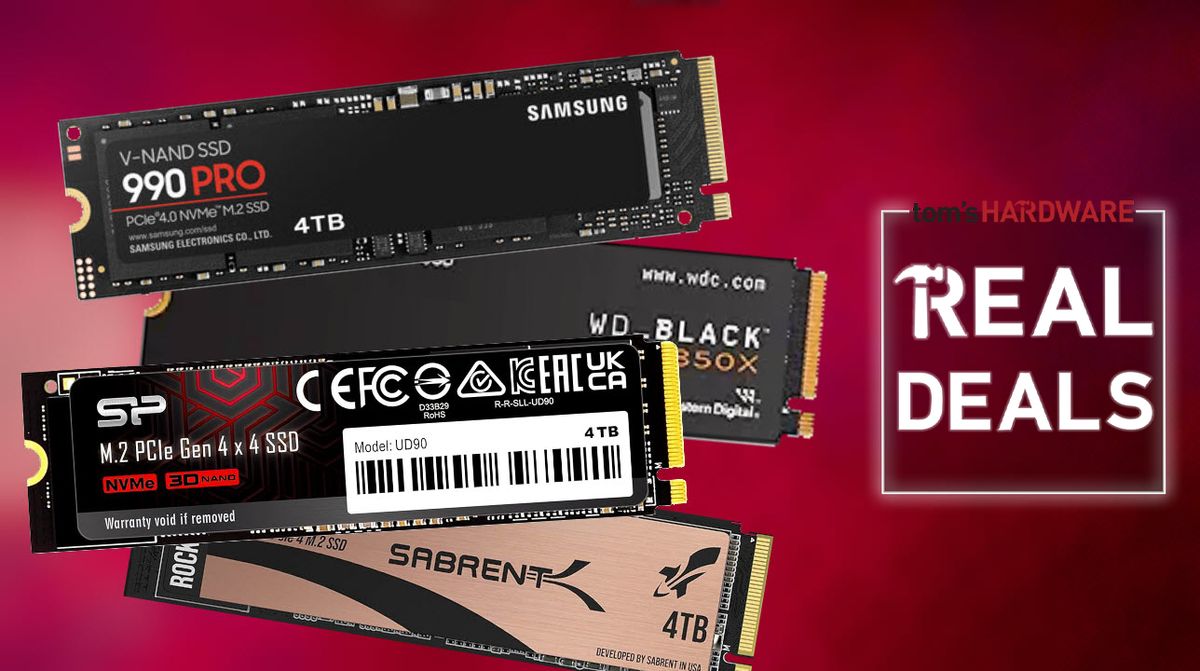 4TB SSDs now 5 cents per GB, Samsung drives on Sale