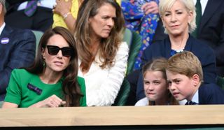 The Wales family at Wimbledon