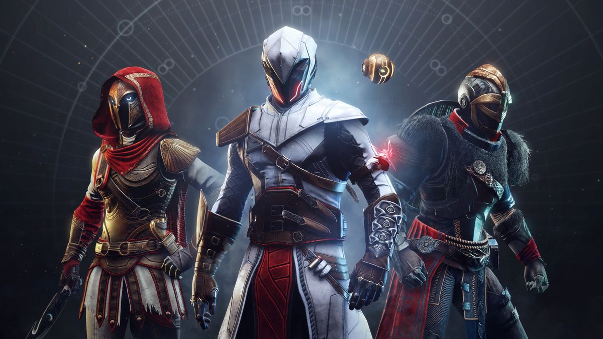 Destiny 2 assassin&#039;s creed armor for Hunter, Titan, and Warlock