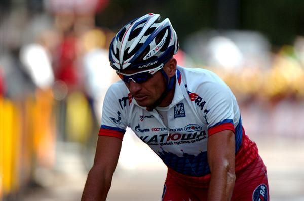 Sergei Ivanov (Katusha) shortly after claiming the Tour's stage 14