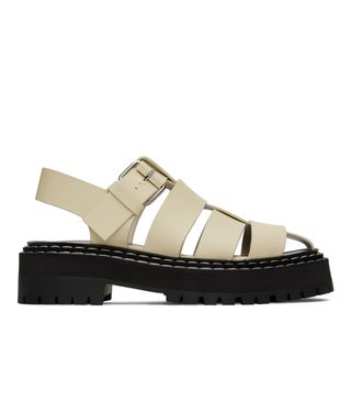 Proenza Schouler, sandálias Off-White Lug