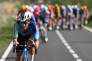 Larry Warbasse (Decathlon AG2R La Mondiale) on the attack at the Volta a Catalunya back in March