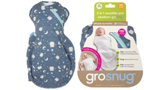 The Gro Company Ollie The Owl Grosnug 2-in-1 Swaddle and Newborn Grobag