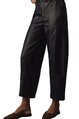 Anthropologie Belted Barrel Pants (Were $158) 