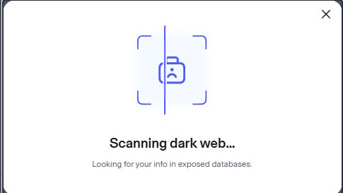 Screenshot of the Aura Identity Theft Protection web interface