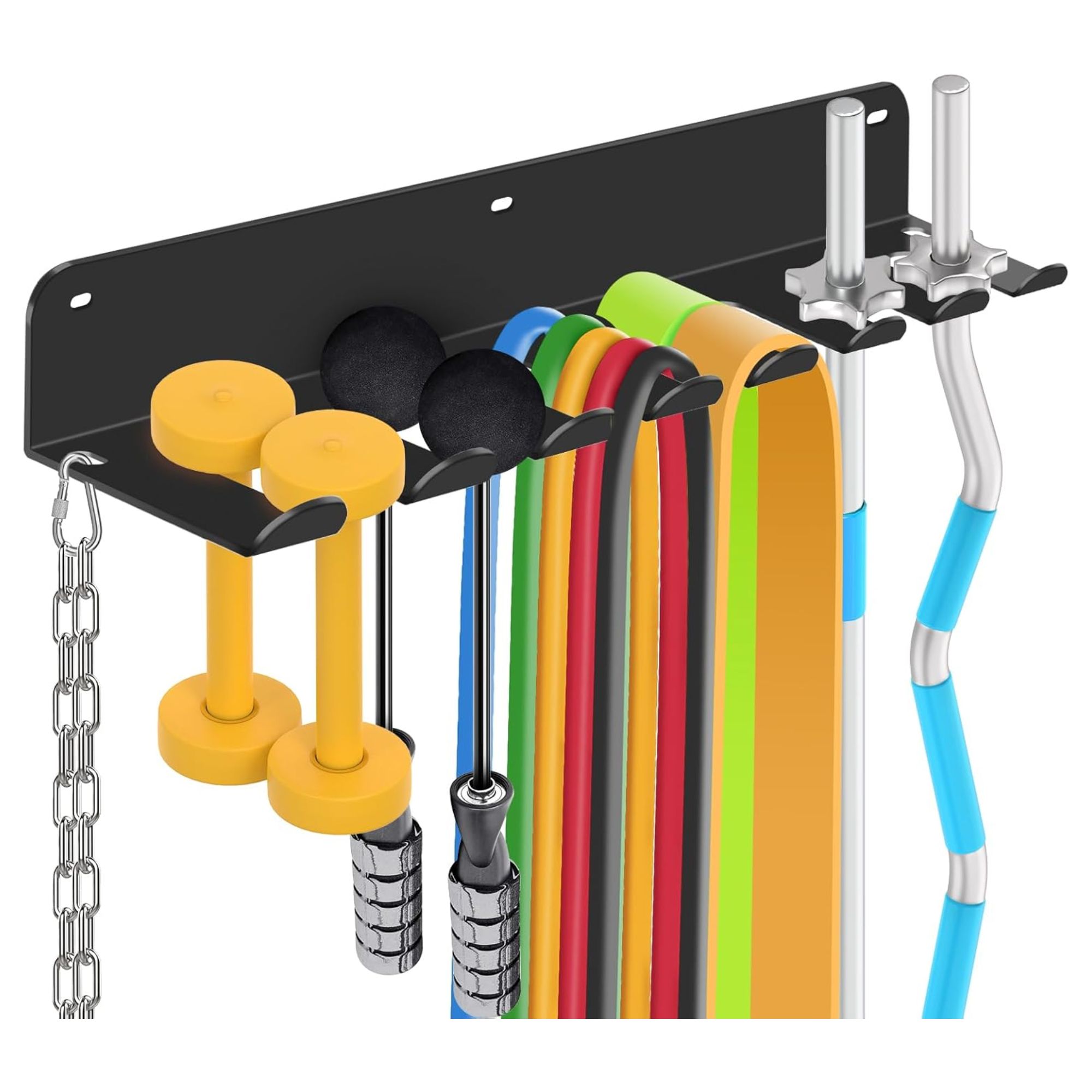 Home gym storage rack