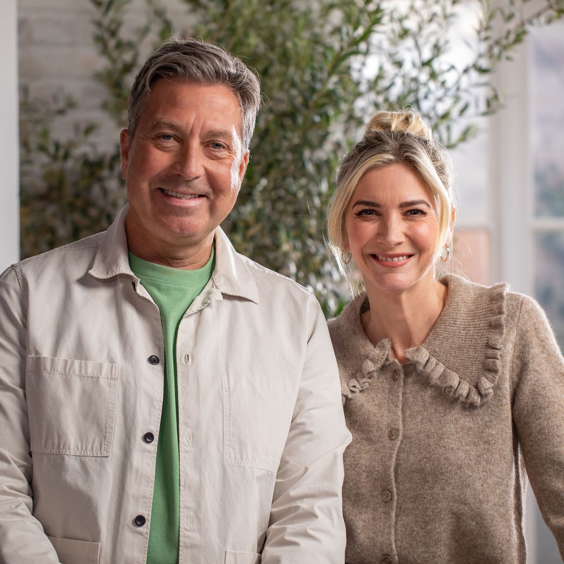 Husband and wife John Torode and Lisa Faulkner