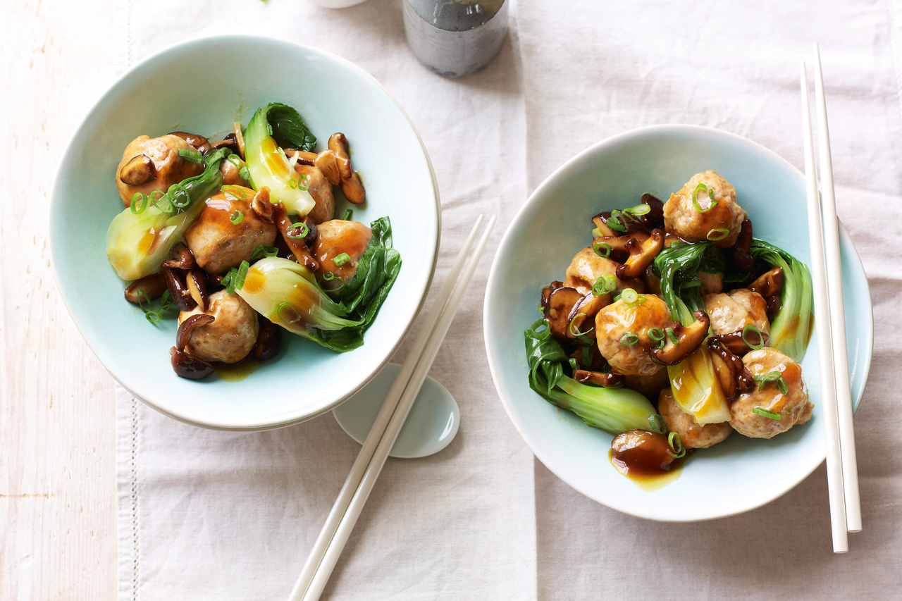 slimming world steamed pork and prawn balls