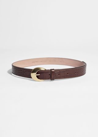 Classic Croco-Leather Belt